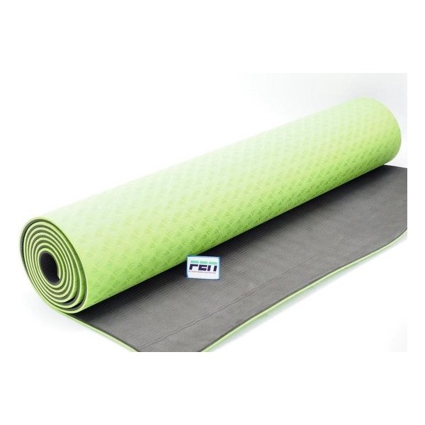 FEN Yoga Mat Groen – fitness mat – extra dik - geschikt voor yoga, crossfit, fitness en hometraining