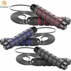 Speedrope by Liveasy® | Zwart | Proffesionele Springtouw | Crossfit | Boksen | Conditie | Uithoudingsvermogen