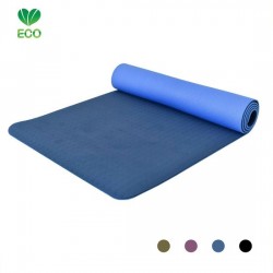 Love Generation Eco Yoga Mat - TPE - Blauw - 183 x 61 x 0.6 cm