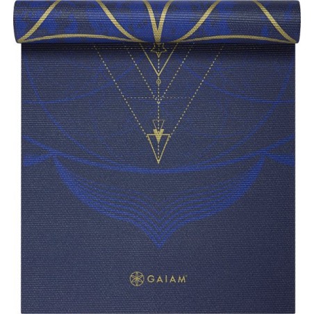 Gaiam Reversible Sun & Moon Yoga Mat - Blauw - 173 X 61 X 0.6 Cm