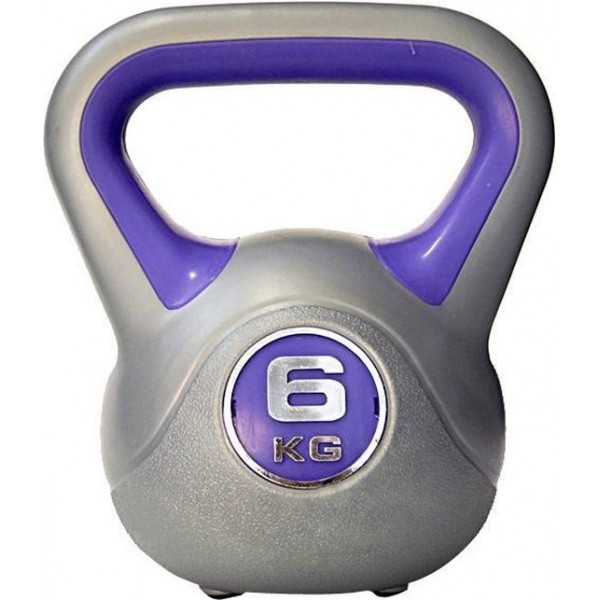 Sportbay Kettlebell - 6 kg - Grijs