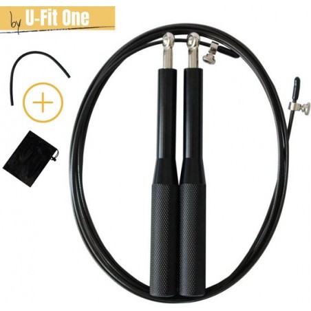 U-Fit One® Springtouw Set - Speed rope - Skipping Rope - Jump Rope - Verstelbaar - Crossfit - Fitness - Speedrope