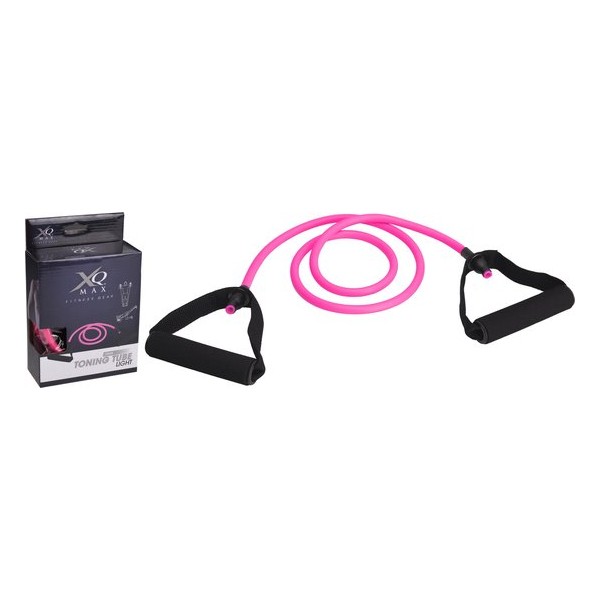 Fitness elastiek met handvat - Weerstandsbanden - XQ Sports - Elastiek - Sport artikelen - 120cm light