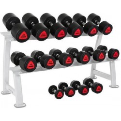 Hammer - PU Dumbbell - PRO - per paar - 2x 37.5kg - PU