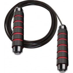 Springtouw met Schuim Handvat - Jump Rope - Fitness - Schuim - Verstelbaar - Rood