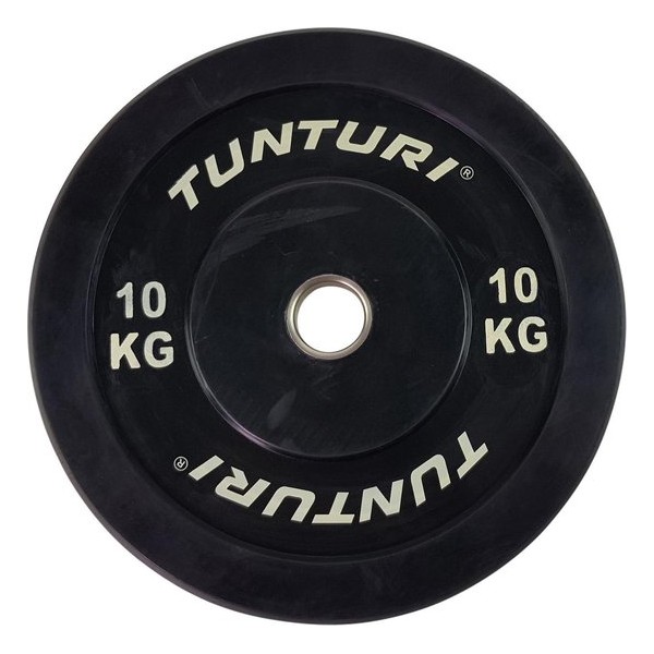 Tunturi Bumper Plate 10kg Black