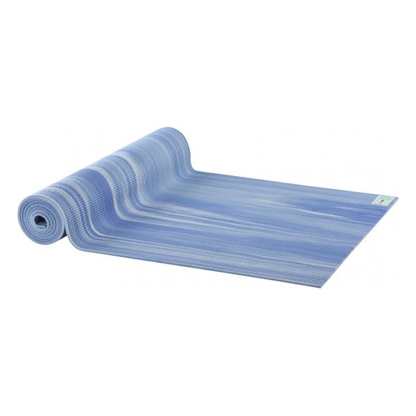 AKO Yin-Yang Deluxe Yogamat - 6 mm dik - 61x183cm - Blauw/Wit