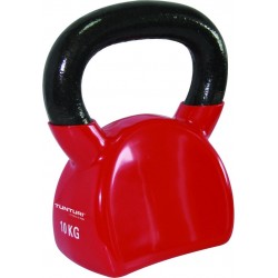 Tunturi Kettlebell - Vinyl - 10 kg - Rood