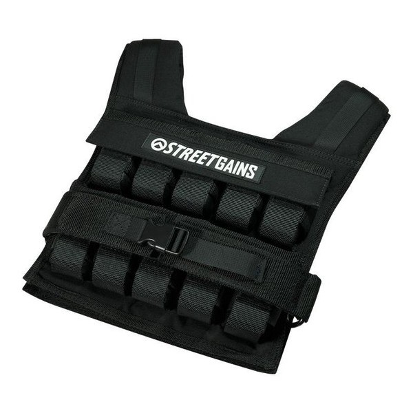 Gewichtsvest 20KG Zwart | StreetGains®