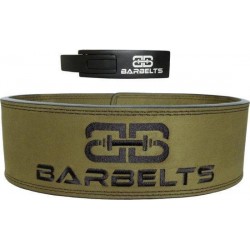 Barbelts Lever belt groen - powerlift riem