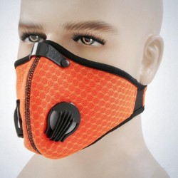 ROFY Prof. N98 Sportmasker - Mondkapje Oranje incl. 2 N98 Filters - Trainingsmasker