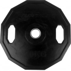 Tunturi Olympische Halterschijf - Halter gewichten - 1 x 20 kg - п 50 mm - Rubber