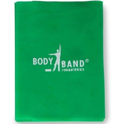 Fitness elastiek 2,5 meter - Zware weerstand - Groen - Body-Band