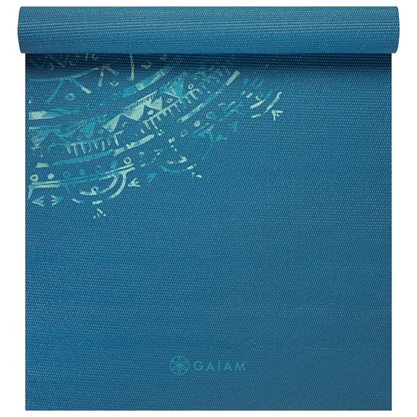 Gaiam Jade Mandala Yoga Mat - Blauw - 173 X 61 X Cm