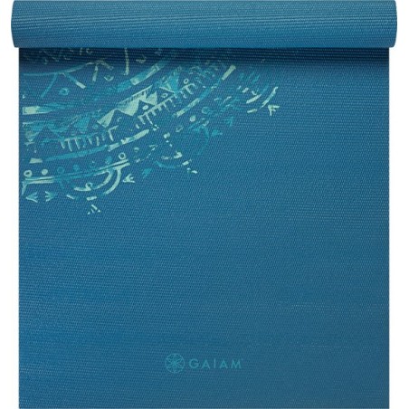 Gaiam Jade Mandala Yoga Mat - Blauw - 173 X 61 X Cm