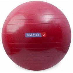 Fitnessbal - Anti Burst - Inclusief pomp - Ø 55 cm - Rood