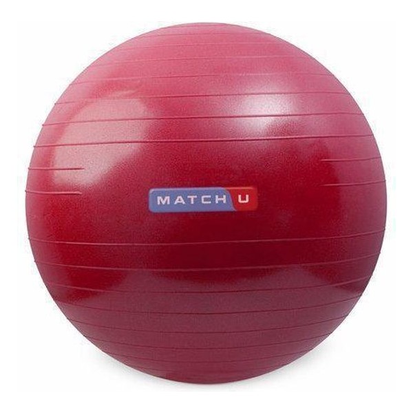 Fitnessbal - Anti Burst - Inclusief pomp - Ø 55 cm - Rood