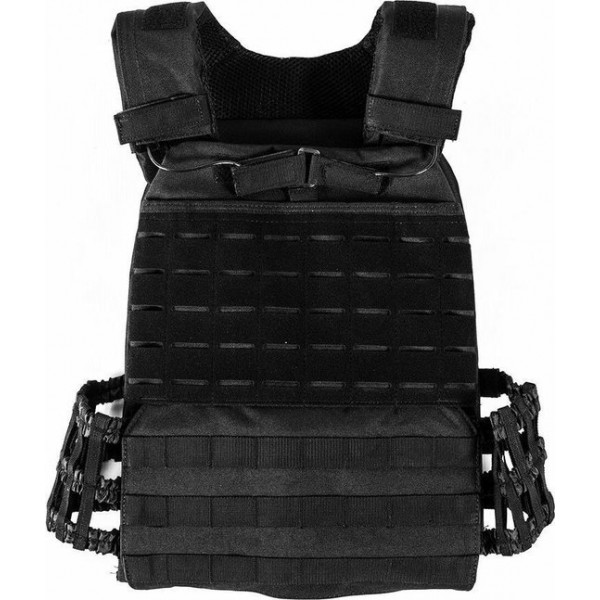 ALWAYS PREPARED - Crossfit & Fitness Gewichtsvest 6/9 KG - Tactical Vest & Trainingsvest - Zwart