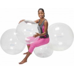 Gymnic Opti Ball 75 - Zitbal en fitnessbal - Transparant - Ø 75 cm