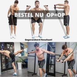 Fitness elastiek set - Workout Elastiek - Home Training - Weerstand elastieken fitness - SHEINER®