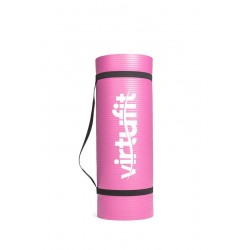 VirtuFit NBR Fitnessmat - 180 x 60 x 1,5 cm - met Draagkoord - Roze