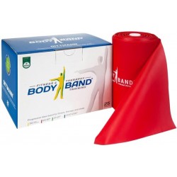 Fitness elastiek 25 meter - Medium - Body-Band - Grote voordelige rol