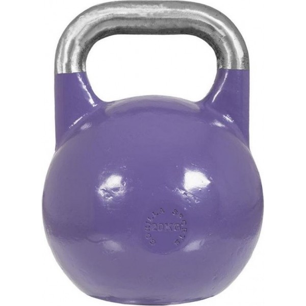 Gorilla Sports Kettlebell 20 kg  Staal Competitie Kettlebells (paars)