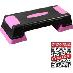 Gymstick Aerobic Stepper met Trainingvideo's - Aerobic Stepper - Roze