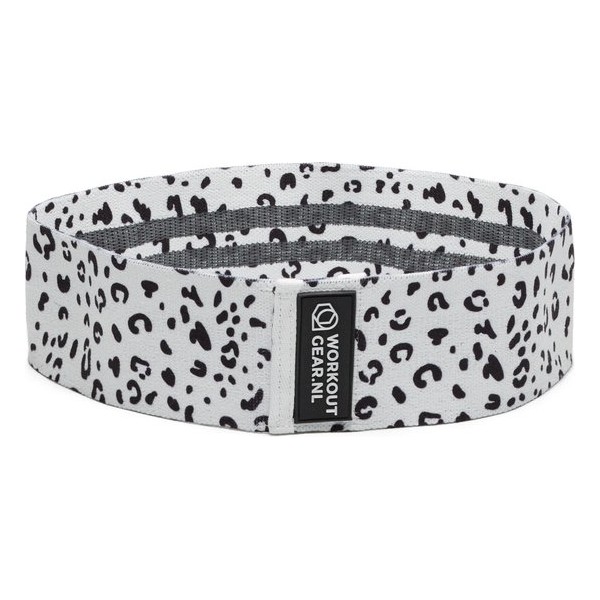 Workout Gear - Resistance Band - Panterprint - Wit - Zwart - 11/16kg