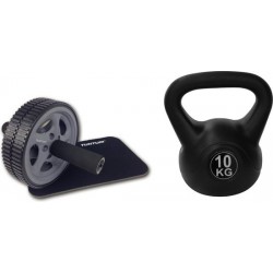 Tunturi - Duoset - Trainingswiel - Met Kniemat - Kettlebell 10 kg