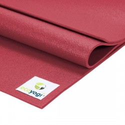 Ecoyogi Studio Yoga Mat Rood - 200 cm - extra lang