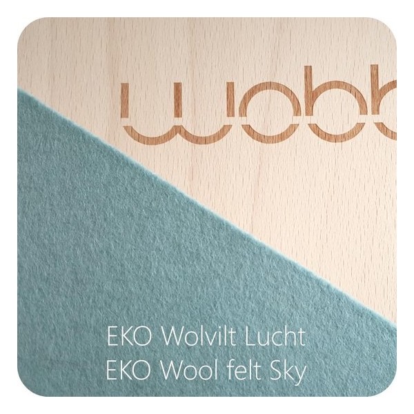 Wobbel XL Orginal Blank gelakt - Vilt Lucht