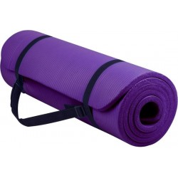 Sportbay - Fitnessmat - 180 cm x 60 cm x 1.6 cm - Paars