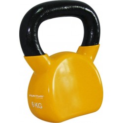 Tunturi Kettlebell - Vinyl - 6 kg - Geel