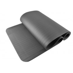 Yoga mat - Antraciet - 10 mm - met draagriem