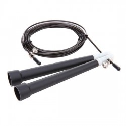 Verstelbaar Sport Springtouw - Fitness Crossfit Boks Speed Jump Rope Volwassenen - Zwart