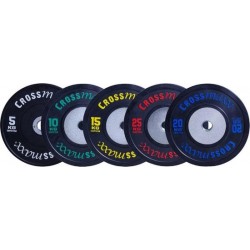 Competitie Olympische Bumper Plate 50mm 25 kg - zwart