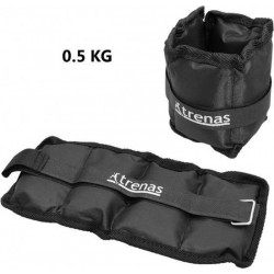 Trenas - Manchetten - Enkel - Polsgewichten set 1 kg - 2x 0.5 kg - Zwart