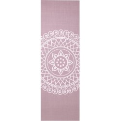 Yogamat sticky extra dik mandala lavendelpaars - Lotus - 6 mm