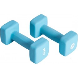 Pure2Improve Neopreen Dumbell set 2x3 kg