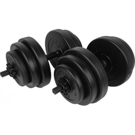 Tunturi - Halterset - Dumbellset - 28 kg - Vinyl