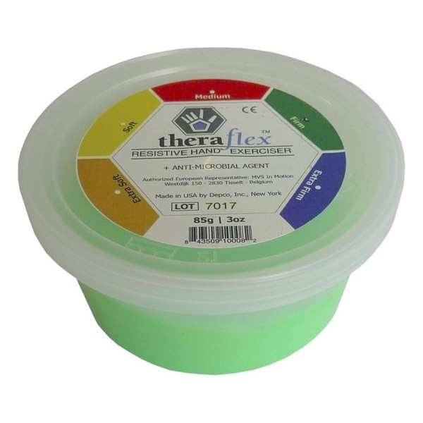 Theraflex putty | 85 gram | Sterk - Groen | Kneedpasta