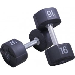 PU dumbbellset (2 stuks per set) - 12kg