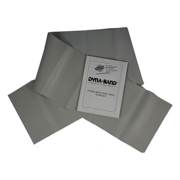 Dyna Band Zeer Zware Weerstandsband - 90 cm - Zilver