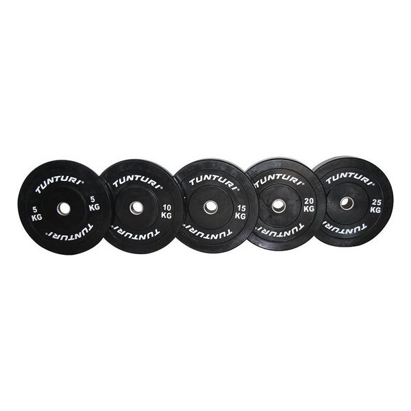 Tunturi Bumper Plate 20kg Black