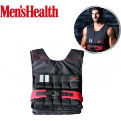 Men's Health Weight Vest 20 kg- Crossfit - Oefeningen - Fitness gemakkelijk thuis - Fitnessaccessoire