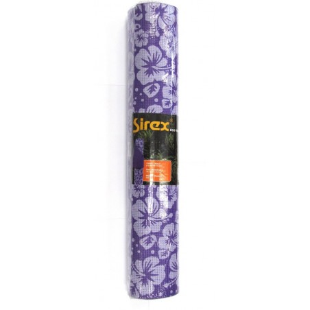 SIREX® Eco Yogamat purple met bloemen