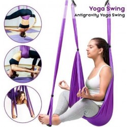 Yoga Aerial swing hangmat met 3 sets handgrepen HEAVY DUTY BETON BEVESTIGING INCLUSIEF gewicht tot 300kg