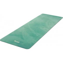 FLXBL Yoga mat met comfort toplaag - Wasbaar - (zweet) absorberende grip - OPVOUWBAAR - groen - Tender Green