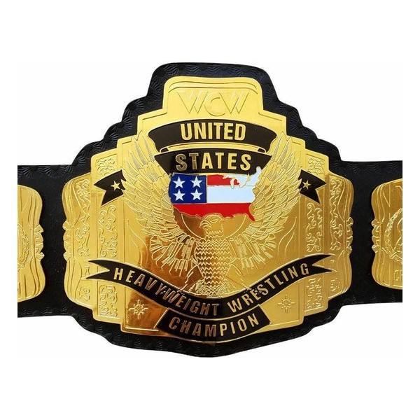 WCW United States Heavyweight Wrestling Championship Belt Replica - 4MM